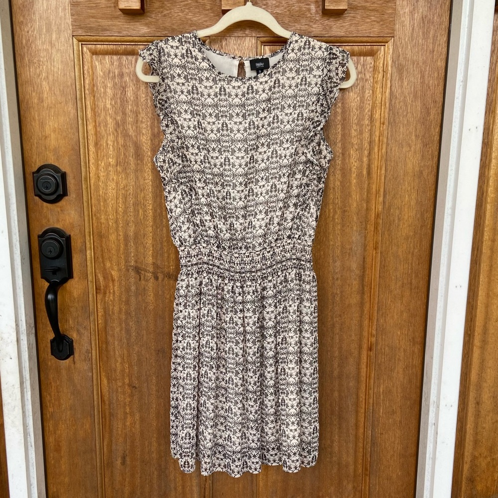 Mossimo | Black and White Sleeveless Dress, small